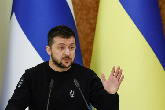 볼로디미르 젤렌스키 우크라이나 대통령. [로이터=연합뉴스]